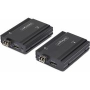StarTech.com DisplayPort KVM Extender over Glasvezel, 4K 60Hz, KVM Console Extender Kit, Tot 300m (M