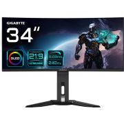 Gigabyte MO34WQC2 34" WQHD 240Hz Curved QD-OLED Gaming Monitor