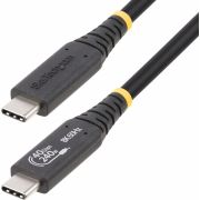 Startech 50C-40G-USB4-CABLE 40Gbps 240W Alt-DP 0.50m Zwart USB-IF Gecertificeerd USB-C Kabel