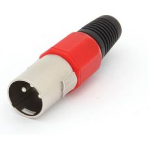 Mannelijke 3P Xlr Plug Vernikkeld Rood 4 St huismerk kopen in de aanbieding