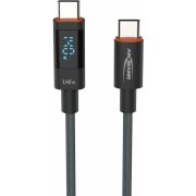 Ansmann 1700-0176 USB-kabel USB 2.0 1,2 m USB C Antraciet