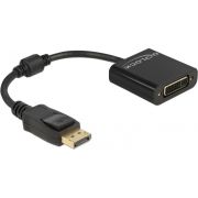 DeLOCK 61023 video kabel adapter 0,15 m DisplayPort DVI Zwart