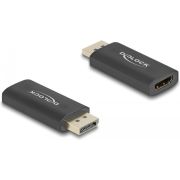 DeLOCK 61055 tussenstuk voor kabels DisplayPort HDMI Zwart