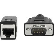 DeLOCK 63999 Adapter DB9 male to RJ45 jack Zwart