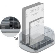 DeLOCK 64090 basisstation voor opslagstations USB 3.2 Gen 1 (3.1 Gen 1) Type-C Transparant