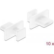 DeLOCK 64097 poortklepbeschermers 10 stuk(s) USB Type-C