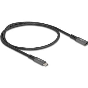 DeLOCK 80021 USB-kabel USB 3.2 Gen 2 (3.1 Gen 2) 0,5 m USB C Zwart