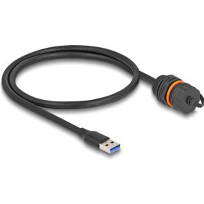 DeLOCK 88149 USB-kabel USB 3.2 Gen 1 (3.1 Gen 1) 0,6 m USB A Zwart