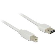 DeLOCK 85154 USB-kabel USB 2.0 3 m USB A USB B Wit