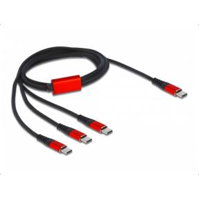 DeLock 86713 USB 2.0 0.48Gbps 15W USB Type-C - 3x USB Type-C 1m