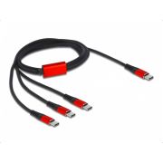 DeLock 86713 USB 2.0 0.48Gbps 15W USB Type-C - 3x USB Type-C 1m
