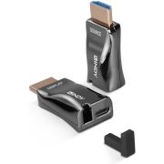 Lindy 38392 audio/video extender AV-zender & ontvanger Donkergrijs