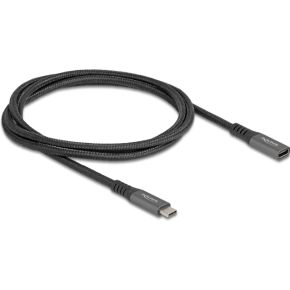 DeLOCK 80022 USB-kabel USB 3.2 Gen 2 (3.1 Gen 2) 1 m USB C Zwart