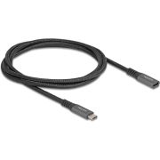 DeLOCK 80022 USB-kabel USB 3.2 Gen 2 (3.1 Gen 2) 1 m USB C Zwart