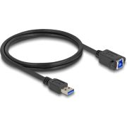 DeLOCK 80485 USB-kabel USB 3.2 Gen 1 (3.1 Gen 1) 1 m USB A USB B Zwart