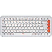 Logitech Pop Icon Keys Draadloos Wit Toetsenbord