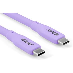 Club3D USB4 Gen 3x2 20Gbps 240W USB Type-C 2m Paars