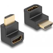 DeLOCK 66458 tussenstuk voor kabels HDMI Type A (Standard) HDMI Type A (Standaard) Zwart