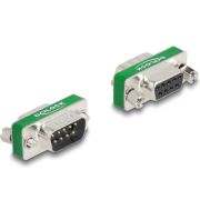 DeLOCK 66476 tussenstuk voor kabels D-Sub 9 pin Zilver