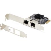 StarTech.com 2-Port Gigabit PCIe Ethernet Adapter Kaart, 1Gbps PCIe Netwerkkaart, 10/100/1000Mbps PC