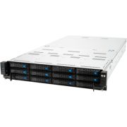 ASUS RS520A-E11-RS12U Socket SP3 Rack (2U) Zwart, Staal