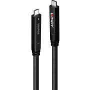 Lindy 43399 USB 3.2 Gen 1 Fiber Optic Hybrid 5Gbps 60W USB Type-C 15m