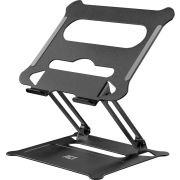 ACT Laptopstandaard. aluminium. inklapbaar. traploos in hoogte verstelbaar