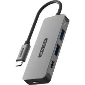 Sitecom Sitecom USB-C to 2x USB-A + 2x USB-C Hub