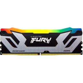 Kingston 24 GB DDR5-8400 (1x 24 GB) werkgeheugen KF584CU40RSA-24, Renegade Silver RGB, XMP 3.0