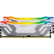 Kingston DDR5 Fury Renegade RGB 2 x 24 GB 8400 MHz CL 40 CUDIMM Wit KF584CU40RWAK2-48 geheugenmodule
