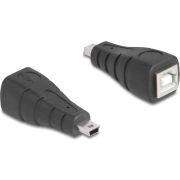 DeLOCK 67200 tussenstuk voor kabels Mini USB USB Type-B Zwart
