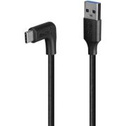 Lindy 32014 USB-kabel USB 3.2 Gen 2 (3.1 Gen 2) 1,5 m USB A USB C Zwart