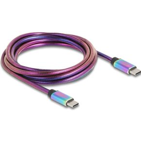 DeLock 81116 USB 2.0 0.48Gbps 60W USB Type-C 2m
