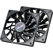 Akasa AK-FN078-KT02 koelsysteem voor computers Computer behuizing Ventilator 12 cm Zwart