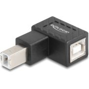 DeLOCK 67204 tussenstuk voor kabels USB Type-B Zwart