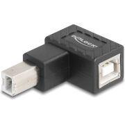 DeLOCK 67205 tussenstuk voor kabels USB Type-B Zwart