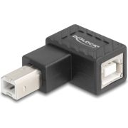 DeLOCK 67207 tussenstuk voor kabels USB Type-B Zwart