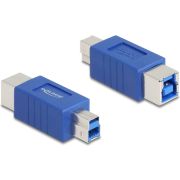 DeLOCK 67229 tussenstuk voor kabels USB Type-B Blauw