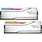 G.Skill DDR5 Trident Z5 Royal Neo RGB 2 x 16 GB 6000 MHz CL 28 Zilver F5-6000J2836G16GX2-TR5NS geheugenmodule