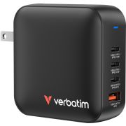 Verbatim GaN Charger 165W 3x USB-C 1x USB-A Wereldstekker
