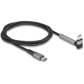 DeLOCK 81172 USB-kabel USB 2.0 1,5 m USB C Zwart, Grijs