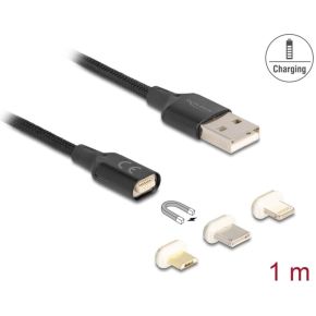 DeLOCK 88165 USB-kabel 1 m USB A Zwart