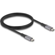 DeLock 81191 Thunderbolt 3 40Gbps 240W Alt-DP 1.00m Grijs USB-C Kabel