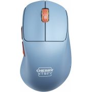 CHERRY XTRFY M64 Blauw Ergonomische Draadloze Gaming Muis