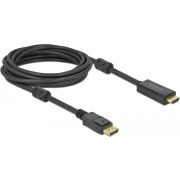 DeLOCK 85958 video kabel adapter 5 m DisplayPort HDMI Zwart