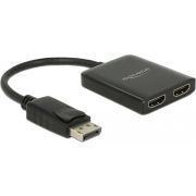DeLOCK 87769 video splitter DisplayPort 2x HDMI