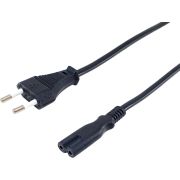 Equip 112160 electriciteitssnoer Zwart 1,8 m C7 stekker 2-pin