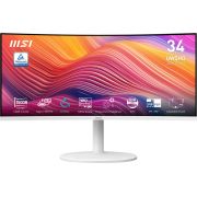 MSI Modern MD342CQPWDE computer monitor 86,4 cm (34") 3440 x 1440 Pixels UltraWide Quad HD LCD Wit