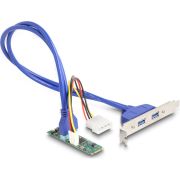 DeLOCK 61065 interfacekaart/-adapter Intern USB 3.2 Gen 1 (3.1 Gen 1)