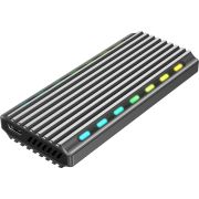 Gembird EE2280-U3C-03 behuizing voor opslagstations SDD-behuizing Zwart M.2